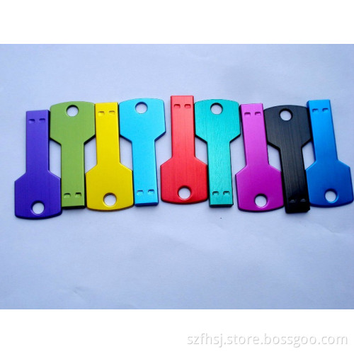 Advertising Gift Key-Shaped USB Flash Drives with 64/128/256/512MB Capa